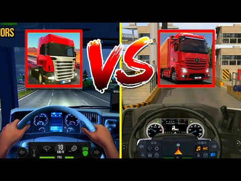 Truck Simulator 2018 Europe VS Truck Simulator Ultimate - Zuuks Mobile Games