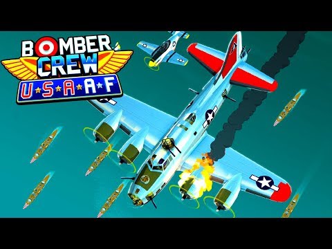 NEW B-17 Flying FORTRESS USA Plane Mission! (Bomber Crew USAAF DLC Gameplay)