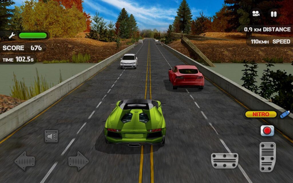 Race-The-Traffic-Nitro-games-for-itel-keypad-mobile