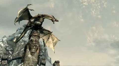 Skyrim gameplay screenshot 2