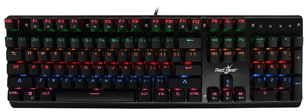 Redgear MK881 Invador Professional Mechanical Keyboard Under 3000