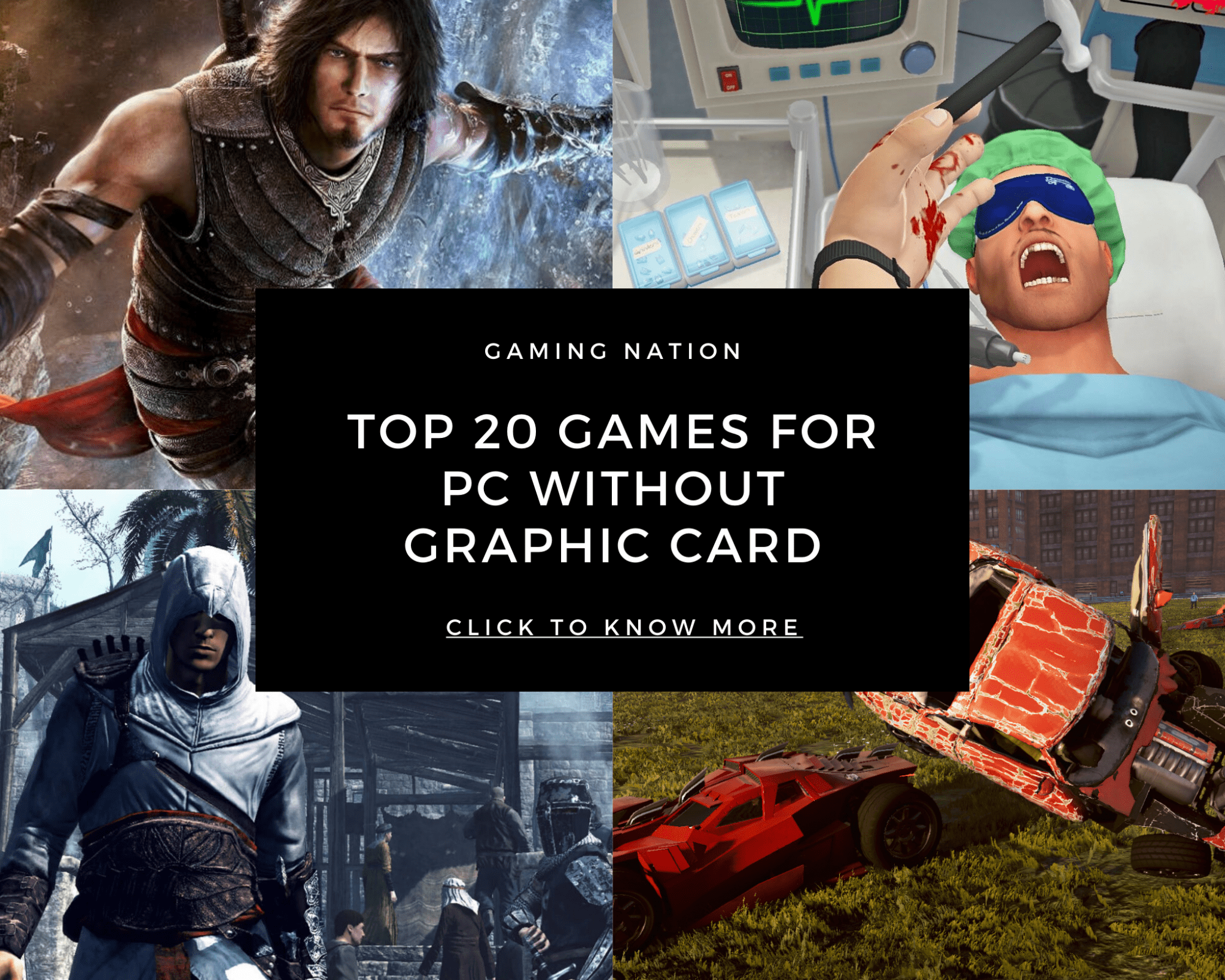 Top 20 Games For PC Without Graphic Card