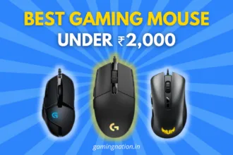 best gaming mouse under 2000 like Logitech, corsair