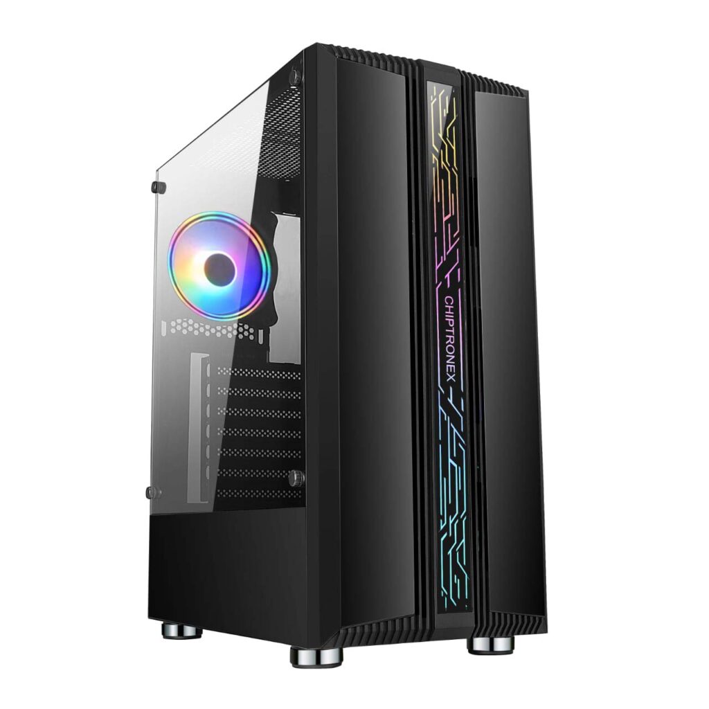 CHIPTRONEX-MX4-gaming-case-with-rgb-fan-and-rgb-strip-and-tempered-glass