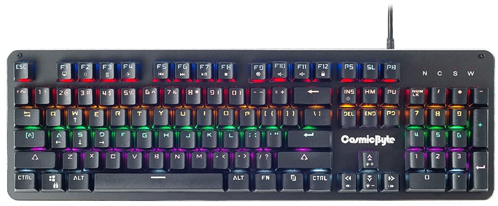 Cosmic-Byte-Neon-gaming-keyboard