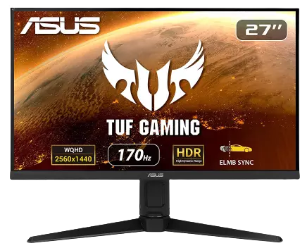 ASUS TUF VG27AQL1A 27 Inch WQHD Gaming Monitor with 170Hz Refresh Rate 1ms Response Rate Under 30k in India