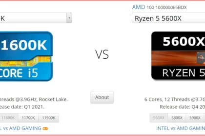 Intel Core i5 11600K Vs Ryzen 5 5600X Benchmarks for Gaming and Programming - Which one is best cpu under 20000.