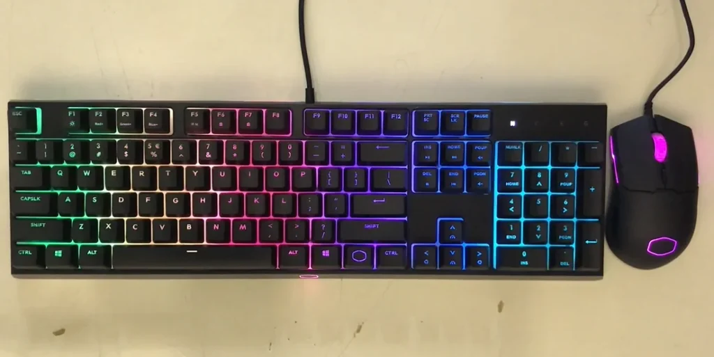 Cooler Master MS110 Mem-chanical switch Keyboard and Gaming Mouse Combo Under 5000