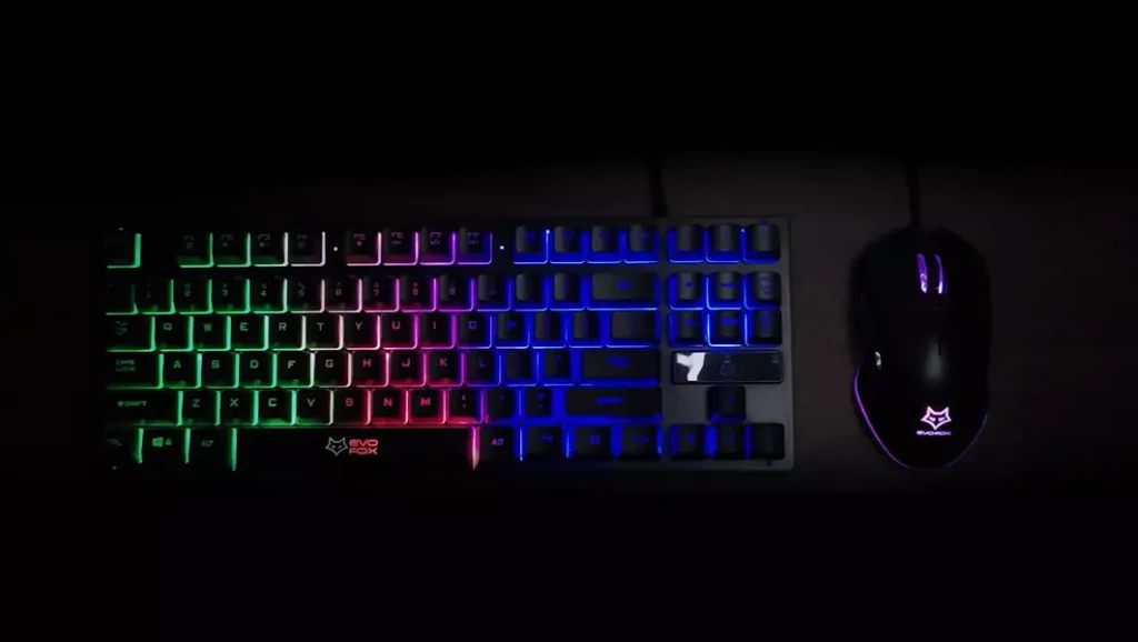 EvoFox X Team Fireblade Gaming Keyboard and Spirit Gaming Mouse Combo