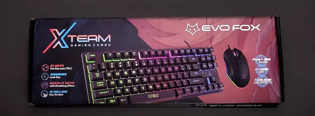 Unboxing of EvoFox X-Team Fireblade Gaming Keyboard and Spirit Gaming Mouse Combo