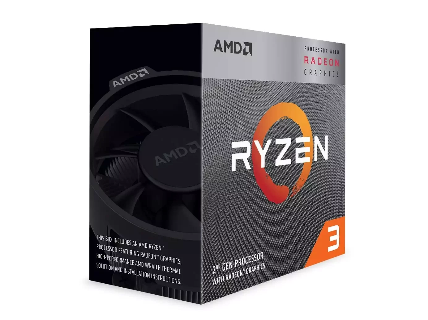 AMD Ryzen 3 3200G with RadeonVega 8 Graphics Desktop Processor