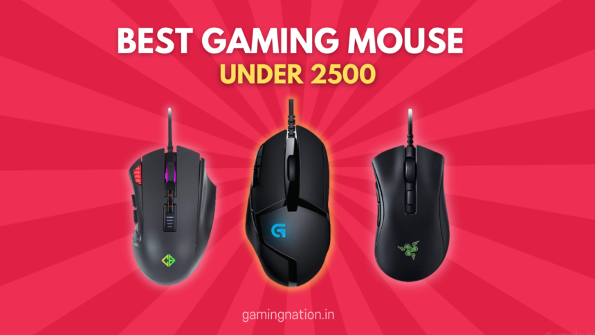 Best Gaming Mouse Under 2500 Rs India 2022