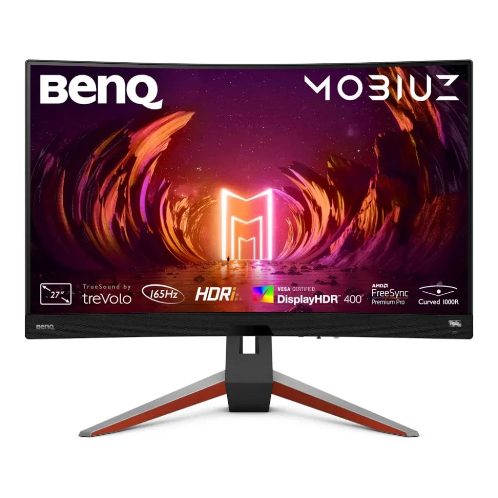 BenQ MOBIUZ EX2710R 27-inch 2K QHD 1440p 1000R Curved Gaming Monitor Under 40000