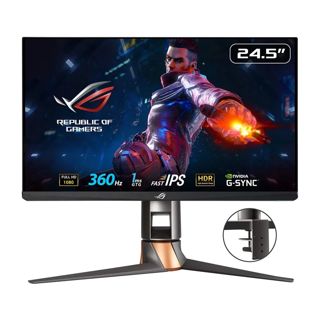 ASUS ROG Swift PG259QNR - Best 360hz Gaming Monitor Under 60000 Rs in India