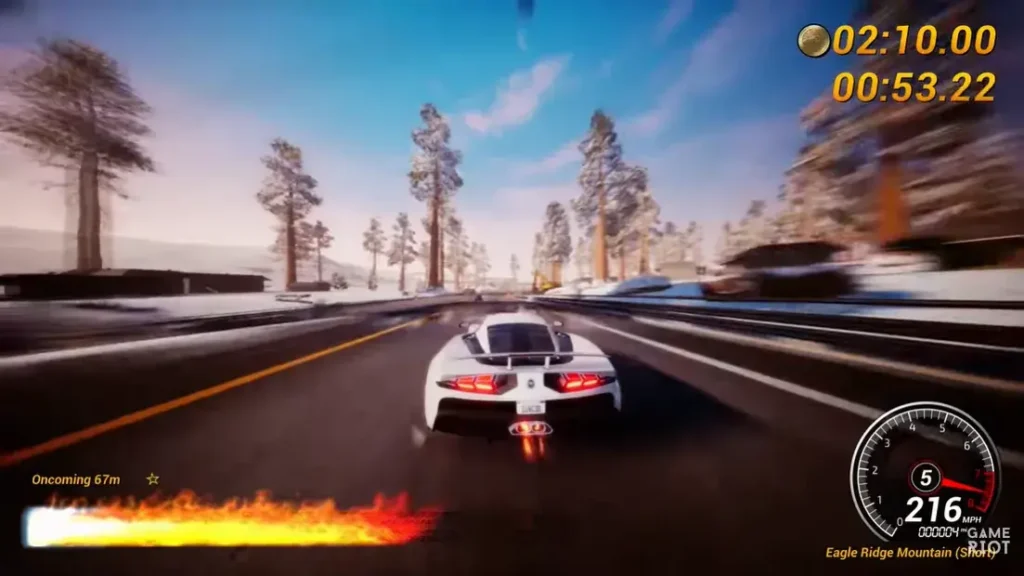 Dangerous Driving gameplay - Best PC Games Under 30gb size
