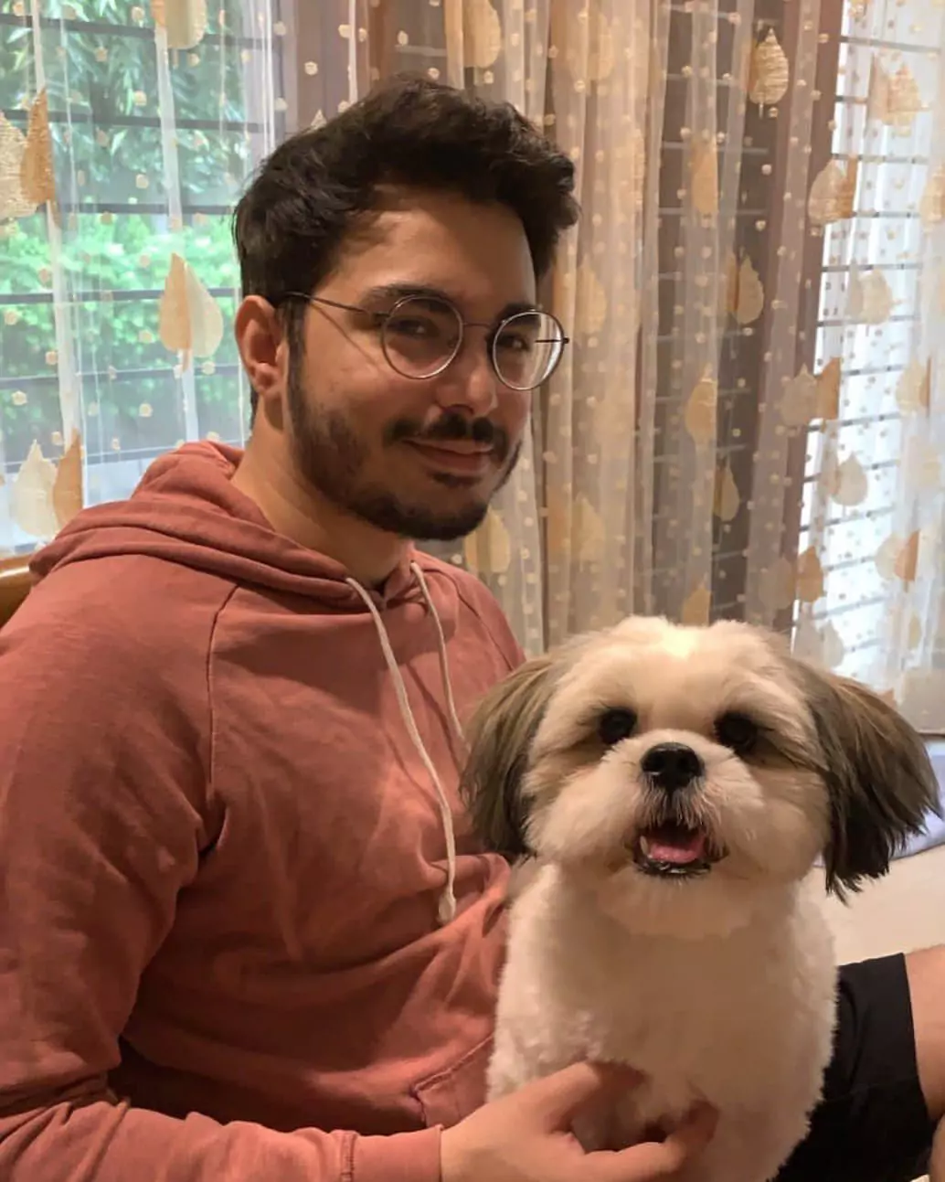 Hydraflick with his Dog