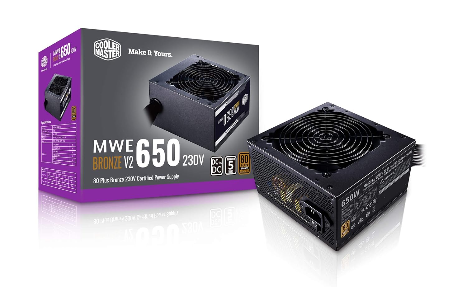 Cooler Master MWE 650 Bronze PSU