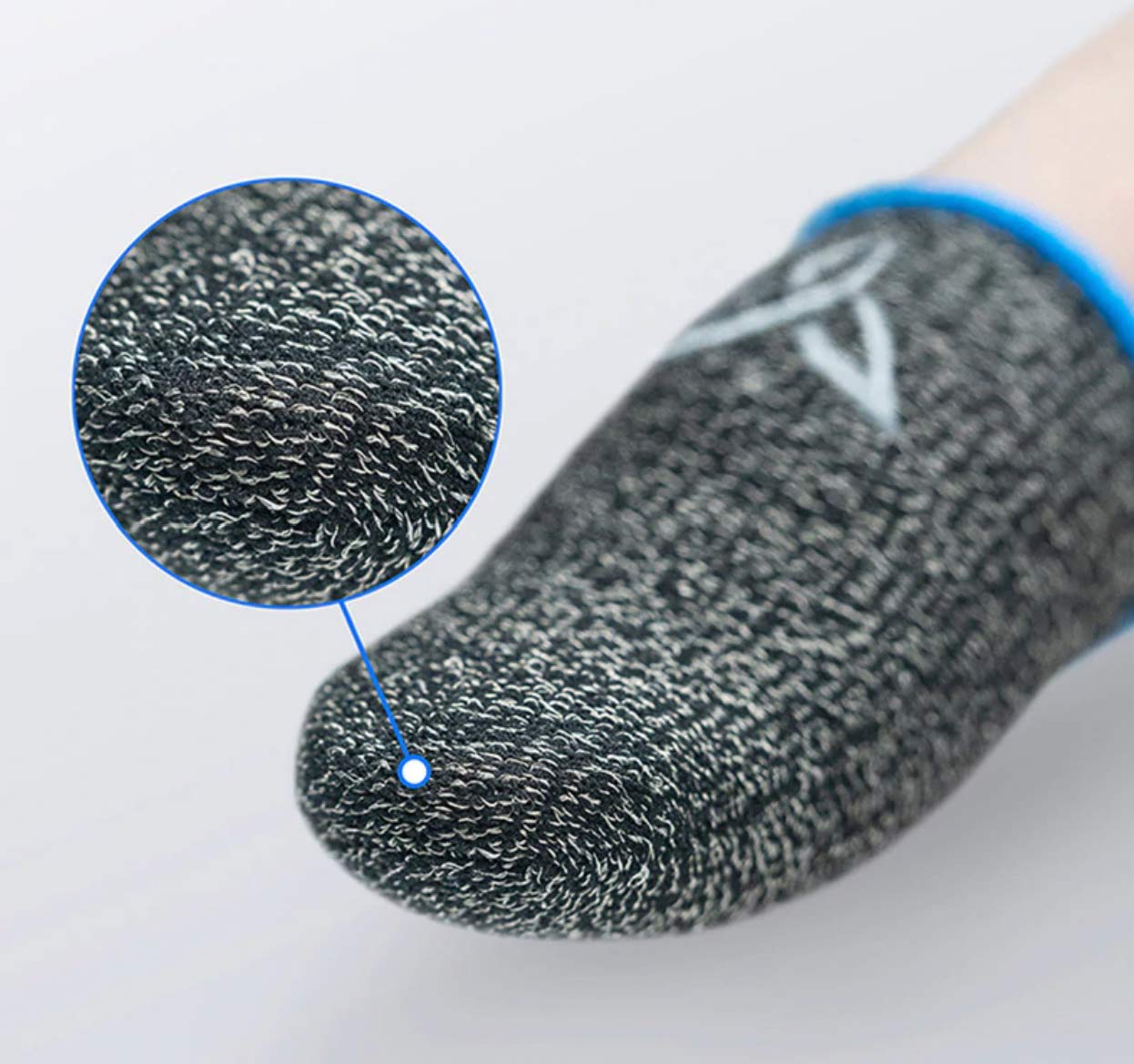 Flydigi Beehive Feeler 5 Silver Fiber Finger Sleeves