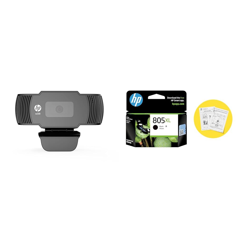 HP w200 HD 720P Digital Webcam with Mic
