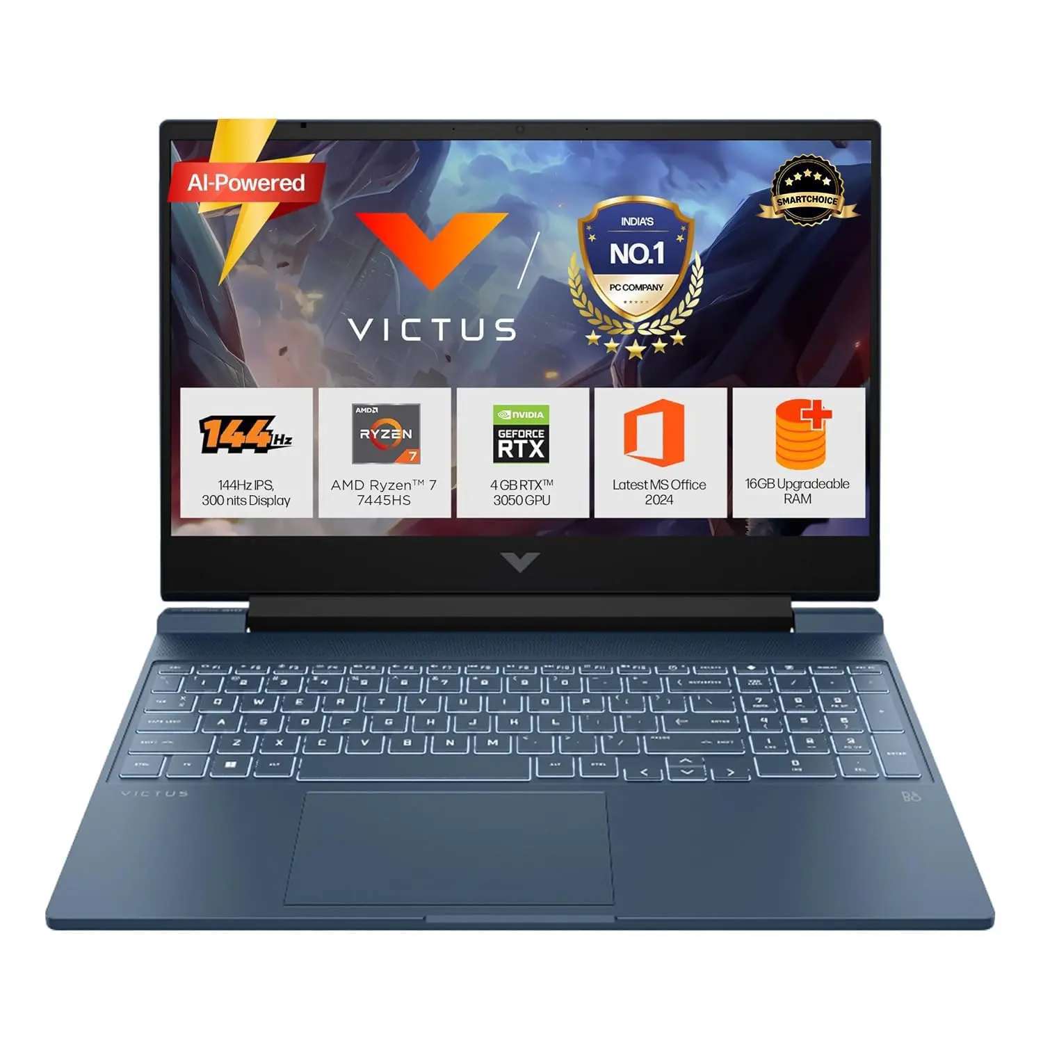 HP Victus 15 RTX 3050 Gaming Laptop (Ryzen 7)