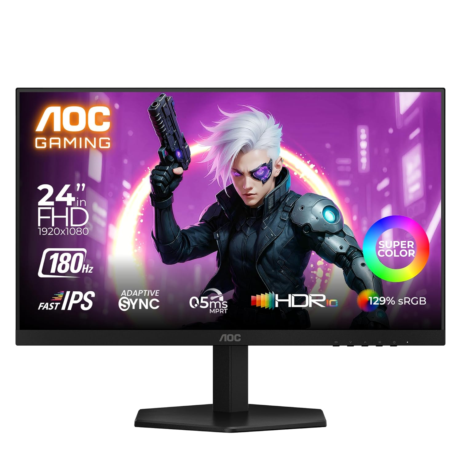 Best Gaming Setup Under 75000 India 2026: Complete Parts List 16 AOC 24G42E 24-inch Gaming Monitor