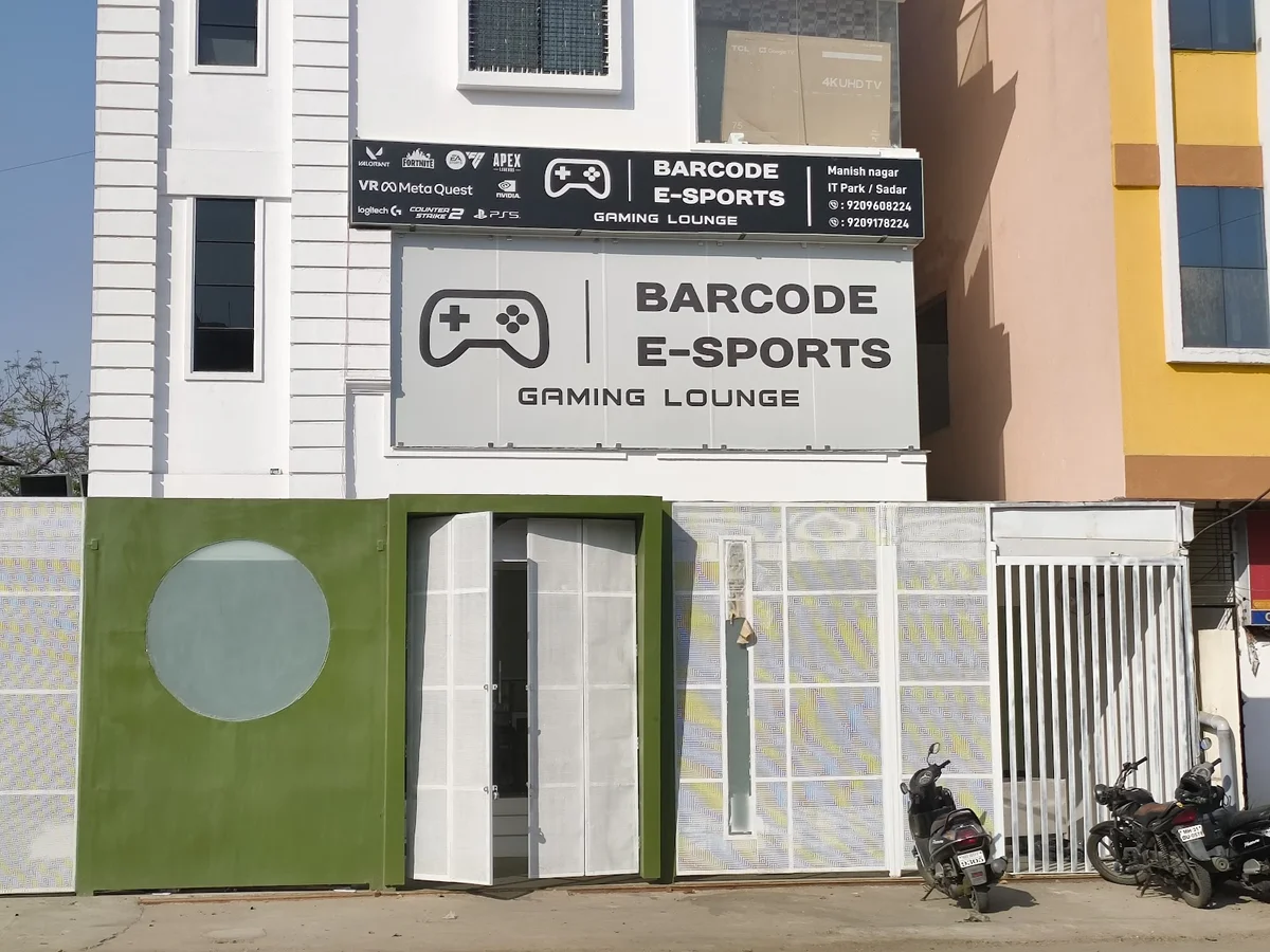 Barcode Esports Manish Nagar Nagpur gaming cafe interior