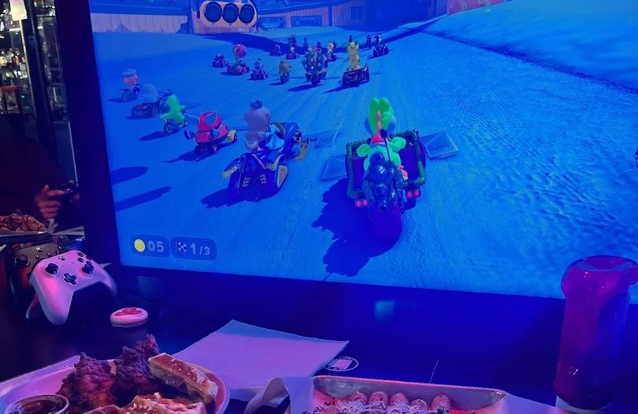 Battle and Brew Atlanta interior gaming setup