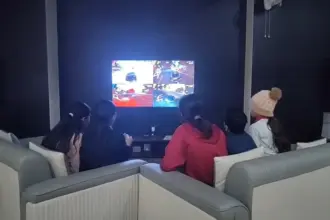 Cosmic Gaming Cafe Lucknow interior
