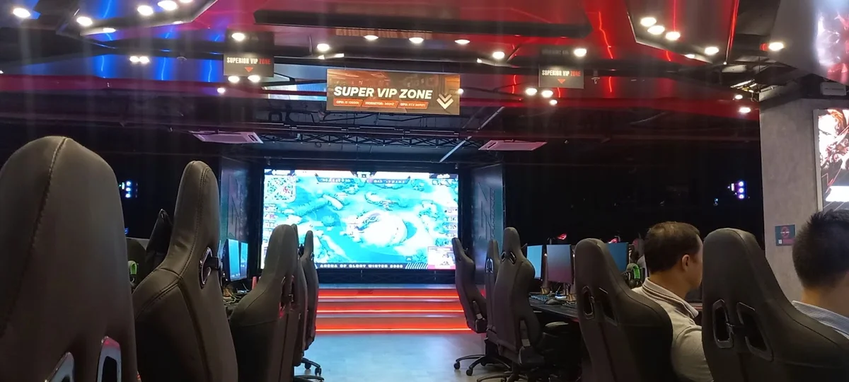 CyberCore Gaming Hoan Kiem Hanoi interior gaming setup