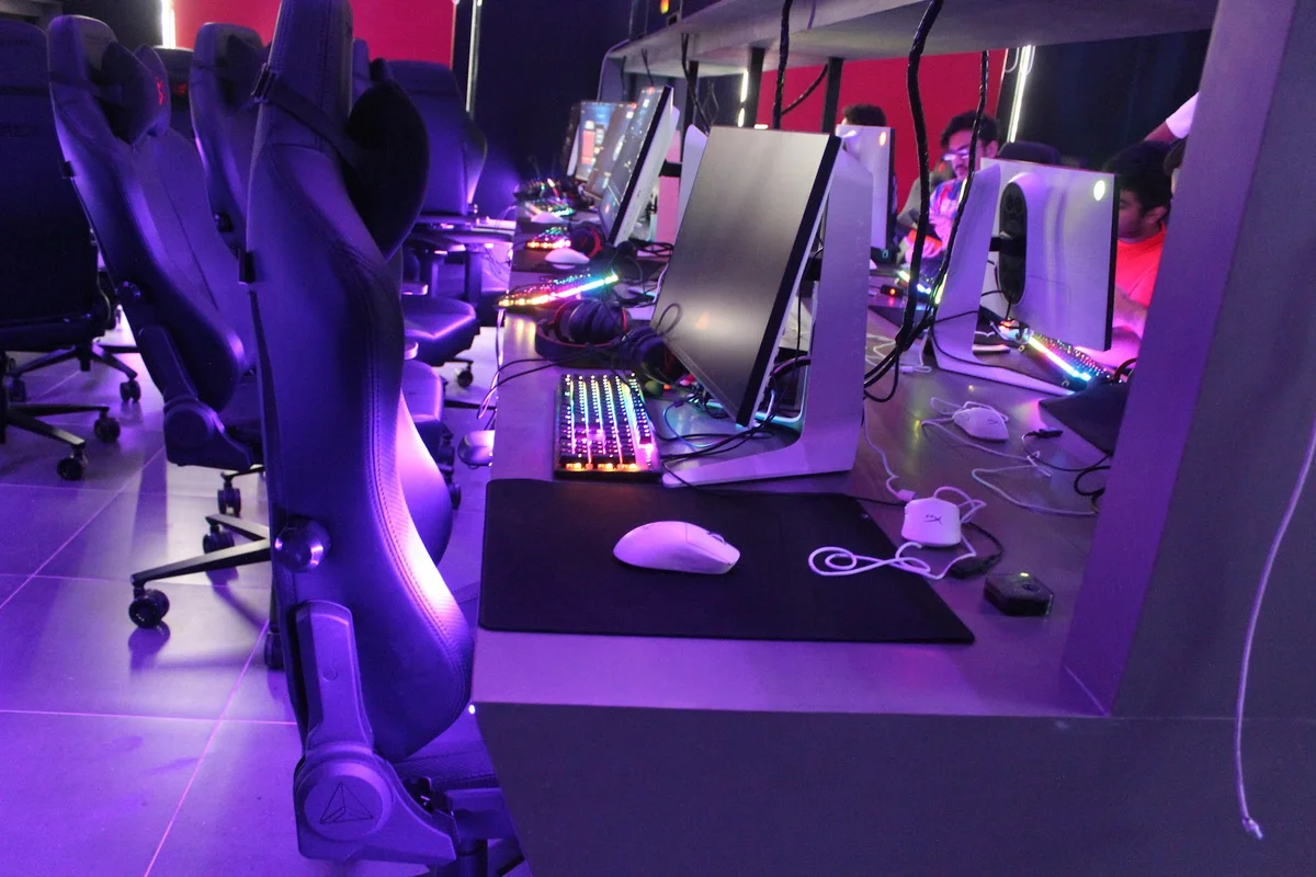 Gamers Guild Banjara Hills Hyderabad racing simulator interior