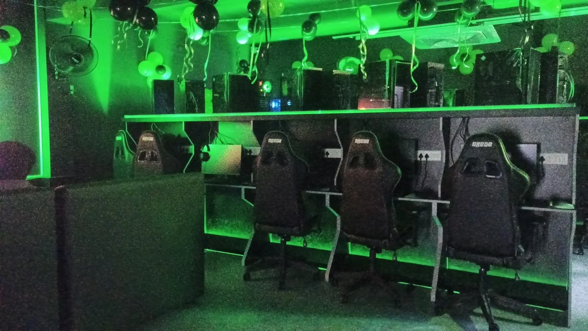 L1 Gaming Cafe Kolathur interior