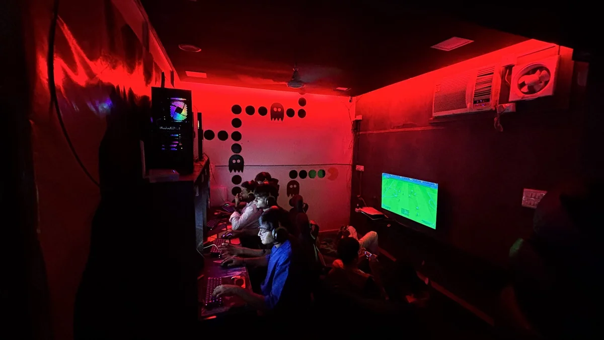 PS Gaming Ahmedabad interior