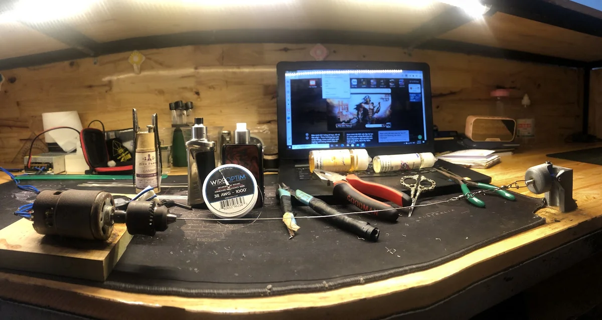 Storm Gaming Nha Trang Loc Tho interior gaming setup