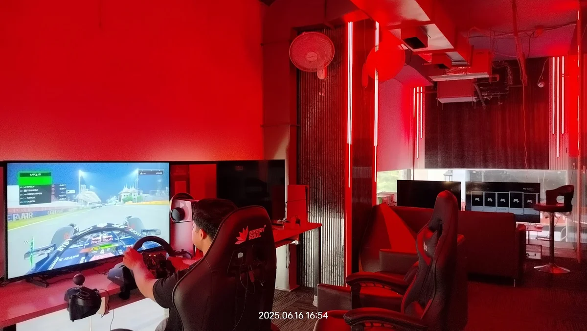 The Gamers Den Noida interior