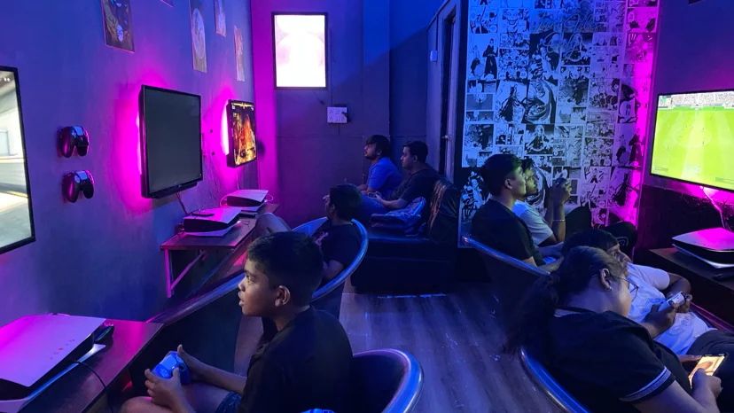The Gaming Cafe Thane Brahmand interior
