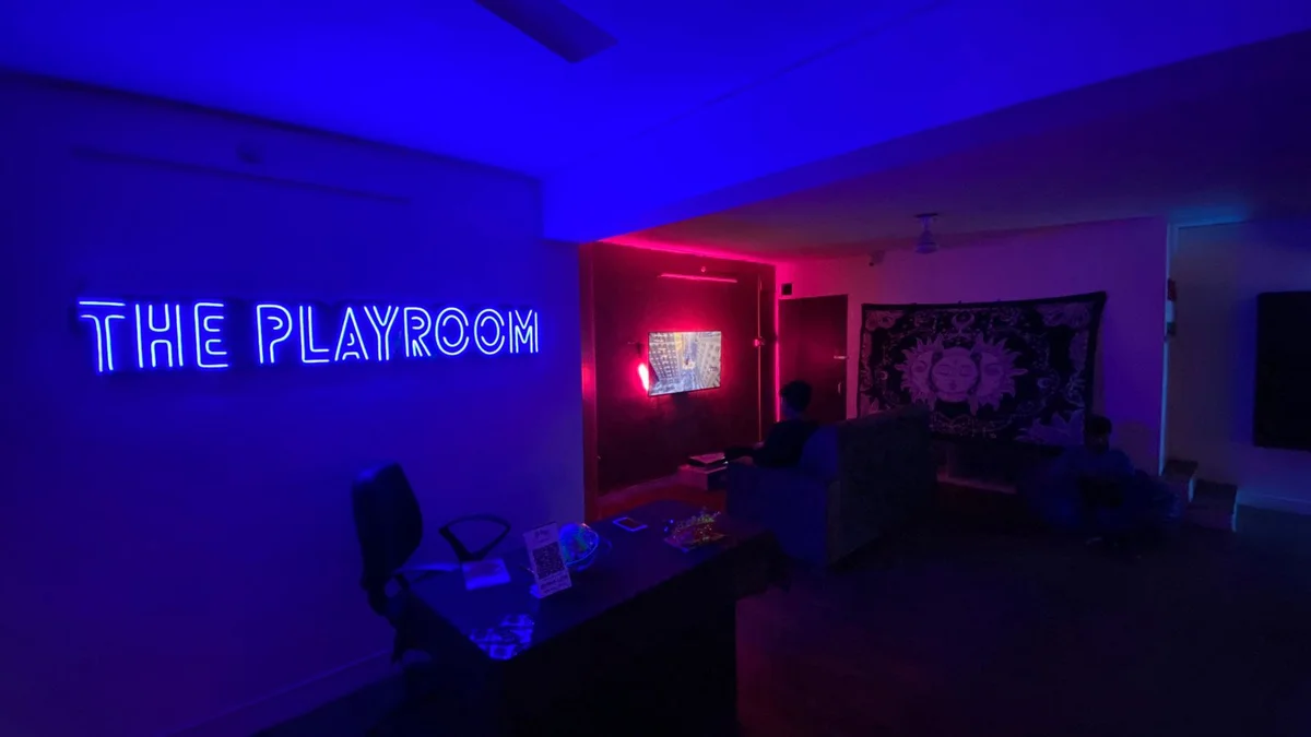 The Playhouse Cafe Lucknow interior
