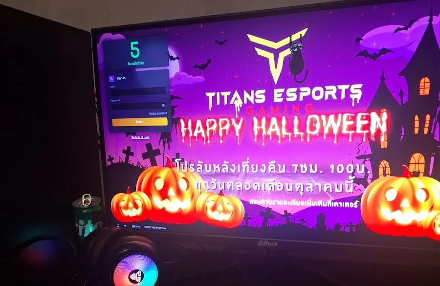 Titans Esports Gaming Thailand Lat Phrao Bangkok interior gaming setup