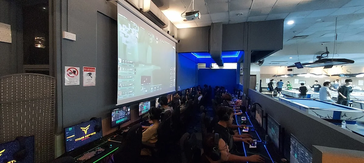 Titans Esports Gaming Singapore interior