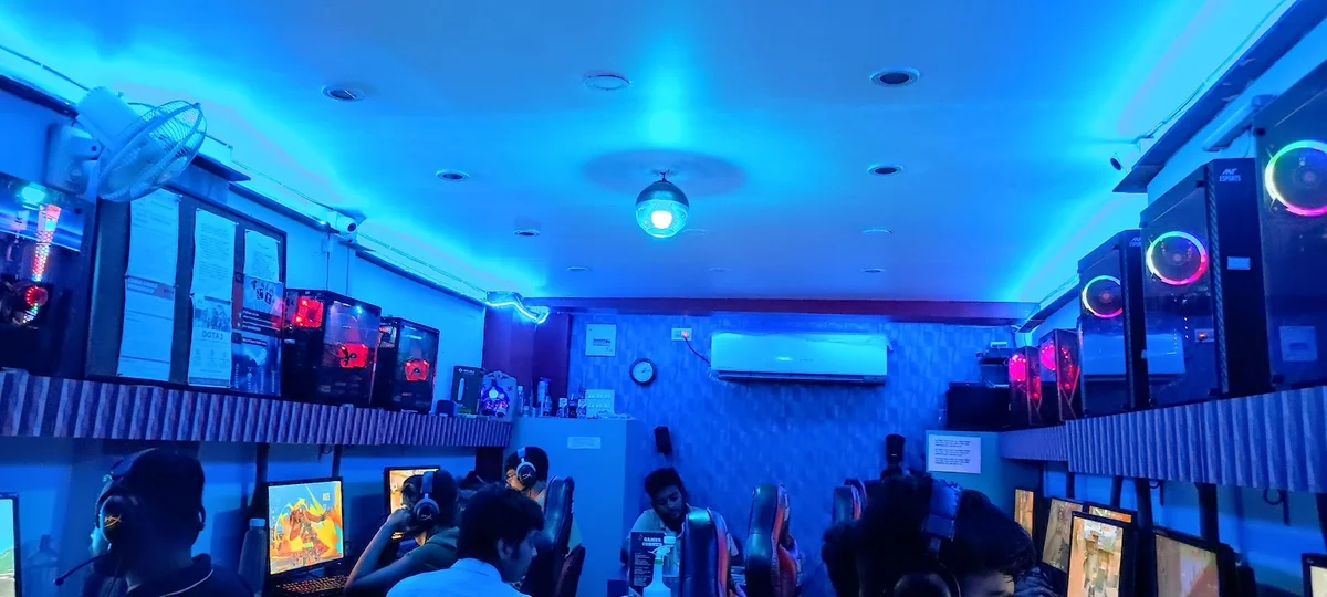 VIREL Gaming Cafe Kolkata interior