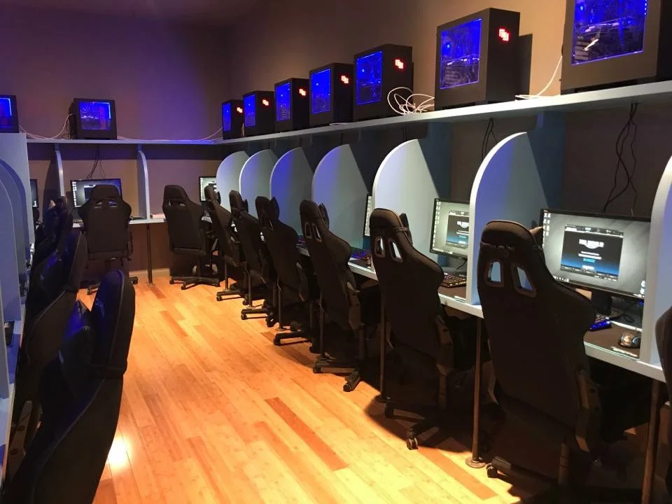 Waypoint Cafe New York interior gaming setup