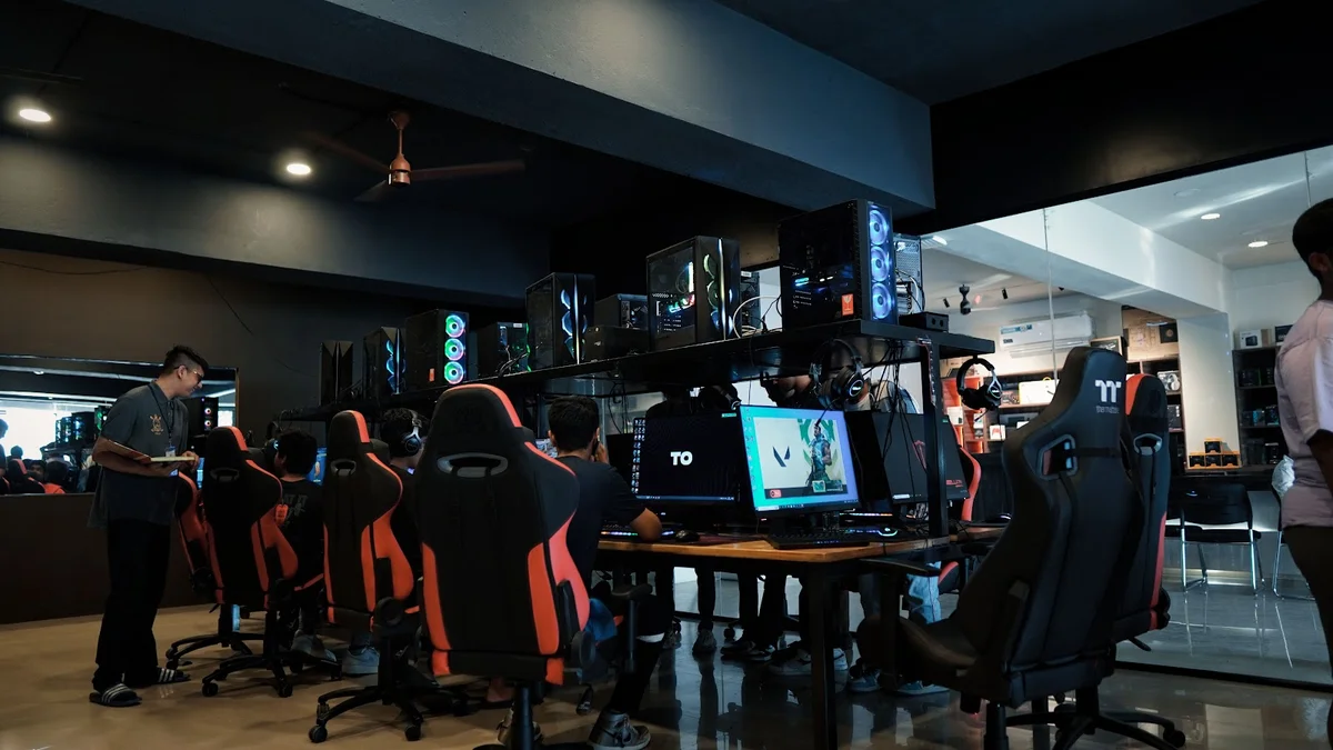 YOLO Arena Madhapur Hyderabad gaming interior