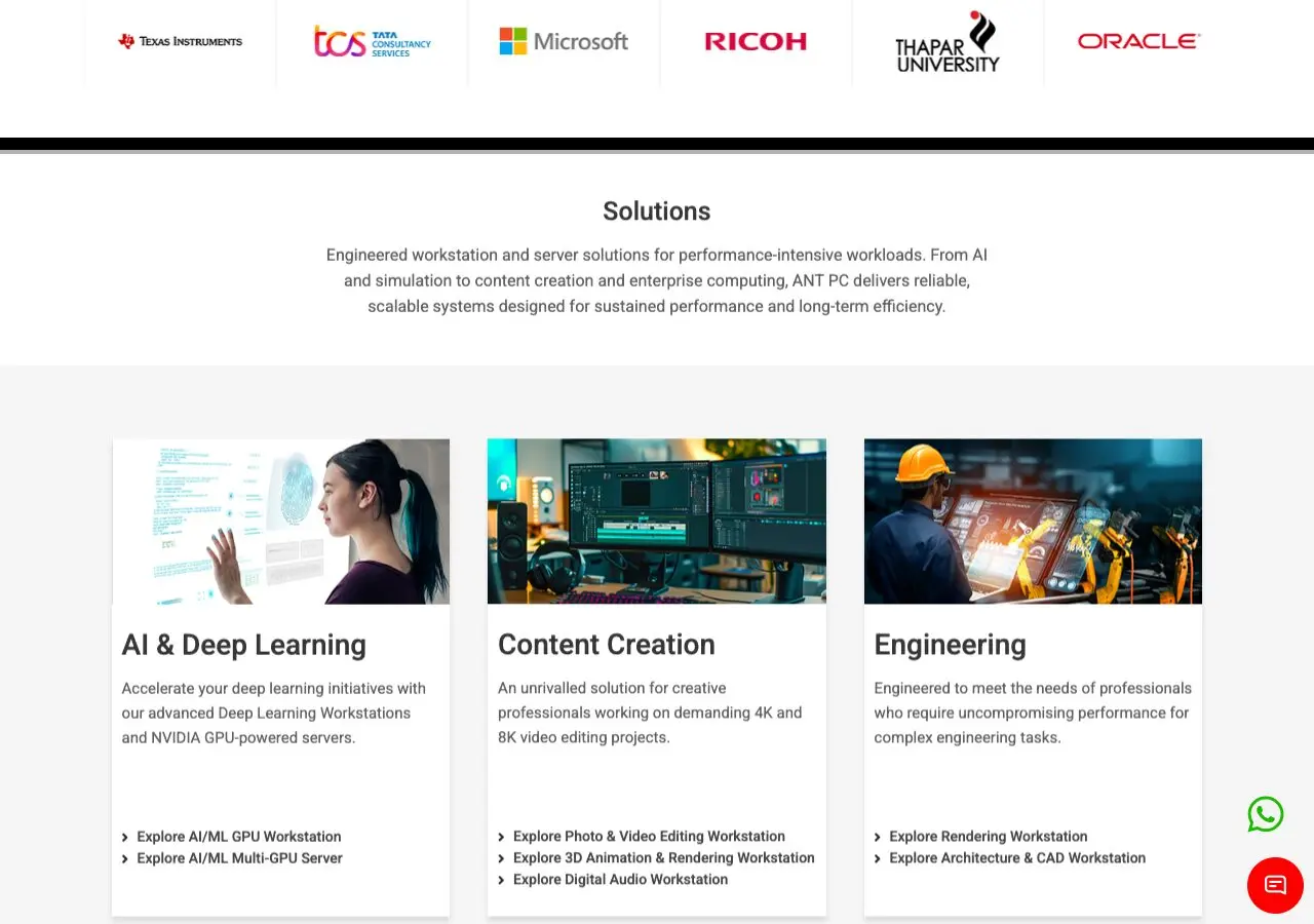 9 Best Custom PC Builders in India (2026): Who to Trust 16 Ant PC homepage claims — 3 years warranty, lifetime tech support (screenshot June 11, 2026)