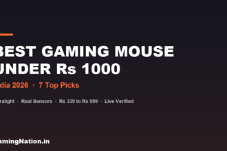 Best gaming mouse under 1000 in India 2026