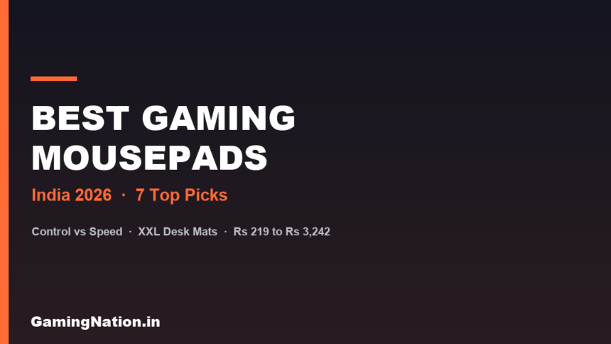 Best gaming mousepad in India 2026