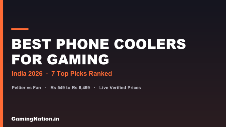 Best phone cooler for gaming in India 2026