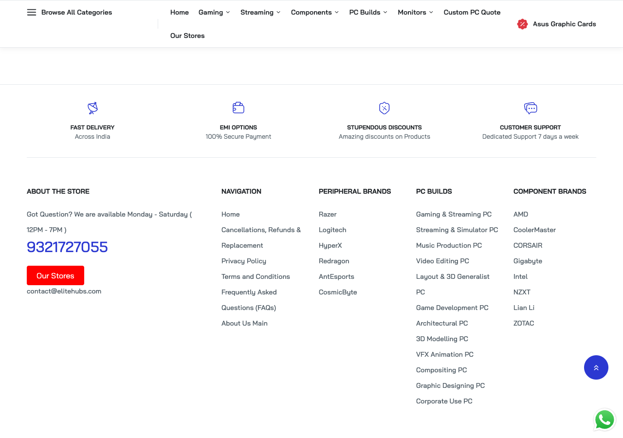 9 Best Custom PC Builders in India (2026): Who to Trust 15 EliteHubs return policy — 72-hour window and compulsory uncut unboxing video (screenshot June 11, 2026)