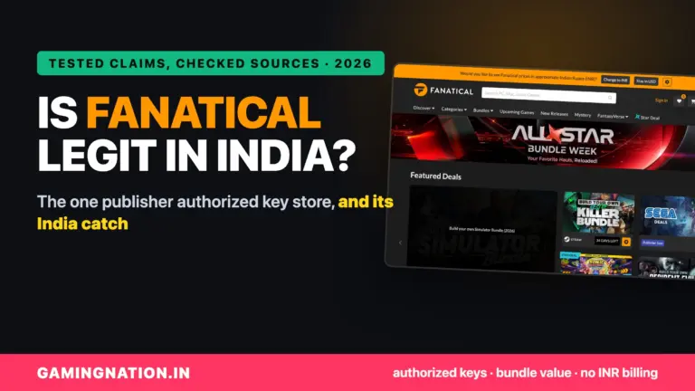 Is Fanatical legit in India 2026 review cover