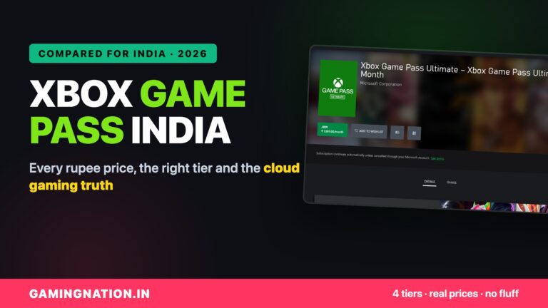 Xbox Game Pass India 2026 cover: every rupee price, the right tier and the cloud gaming truth