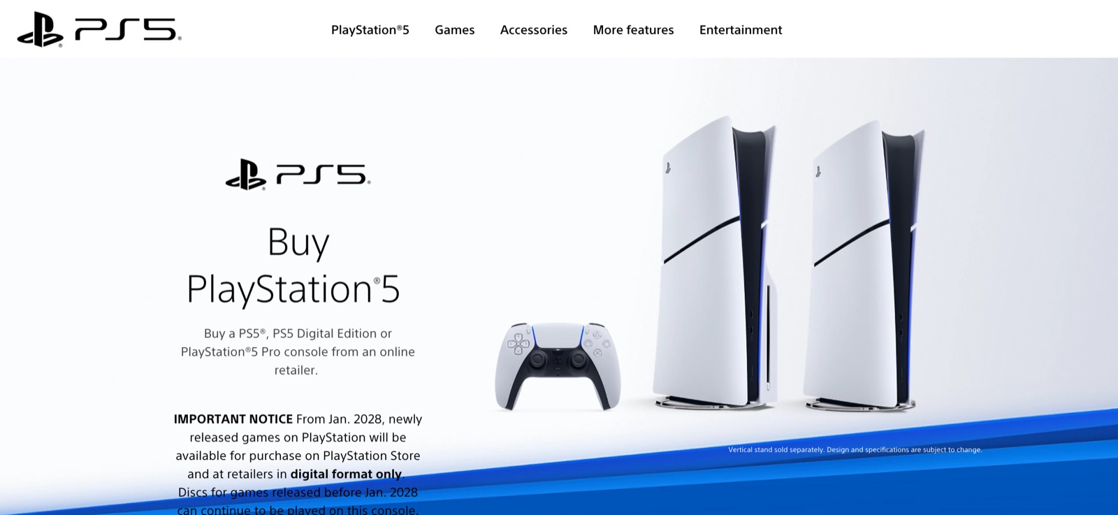 PS5 Pro in India (2026): Import It Now, Wait for Launch, or Just Buy the Slim? 17 Sony India buy page mentioning PS5 Pro with the January 2028 digital only notice