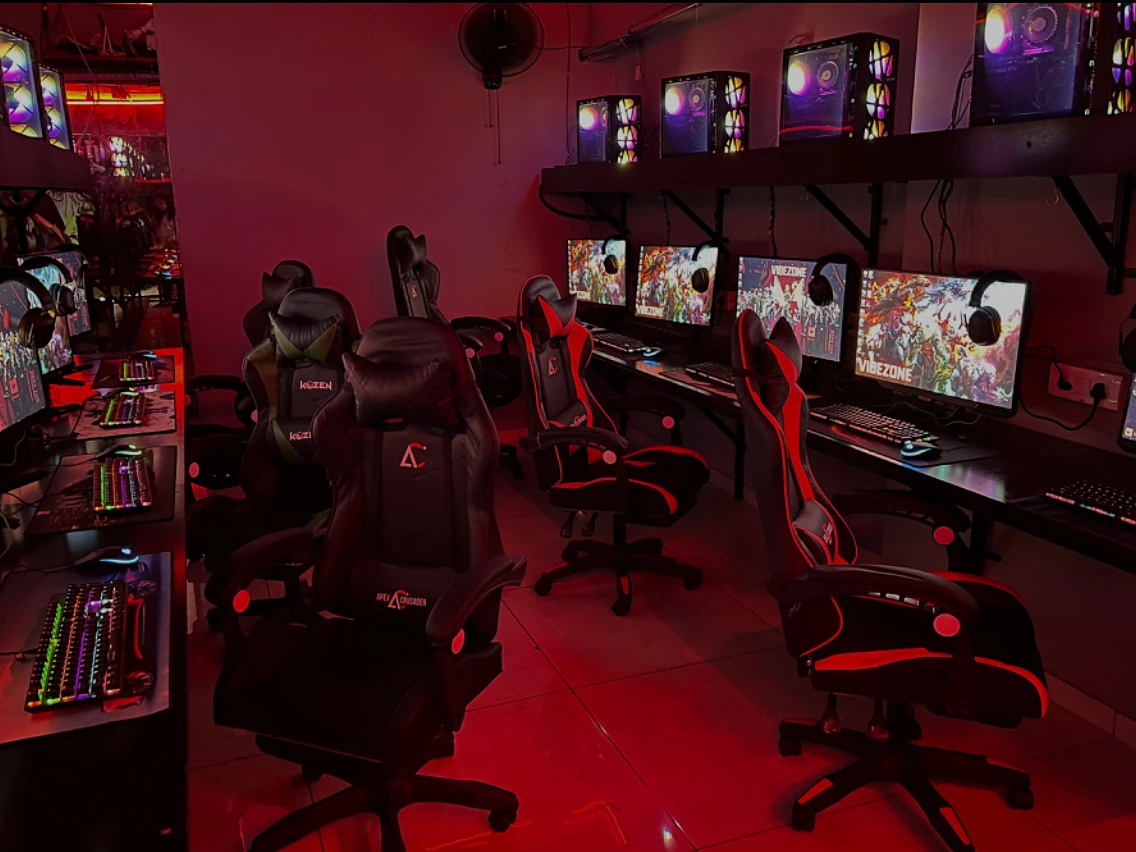 Inside Gamearth Gamezone, Pune, from a photo the cafe posted